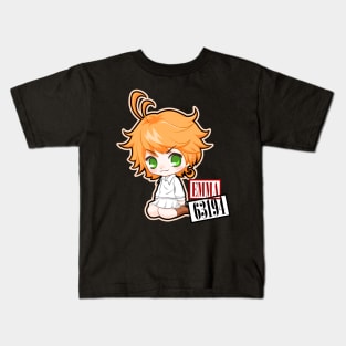 Chibi Emma Yakusoku no Neverland Kids T-Shirt